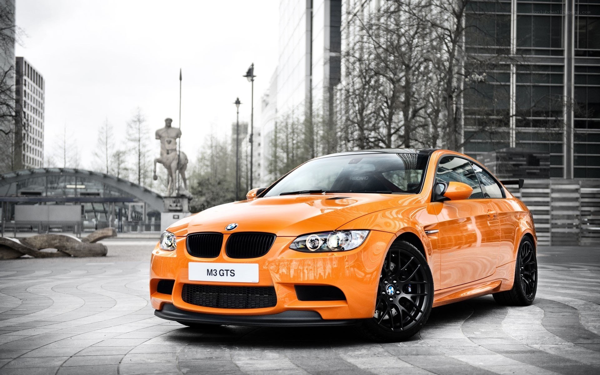 Orange BMW M3 GTS