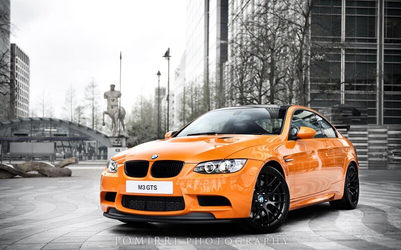 Orange BMW M3 GTS — Urban