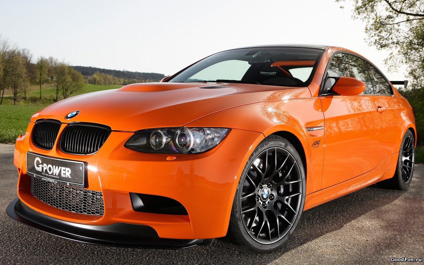 Orange BMW M3 with G-Power