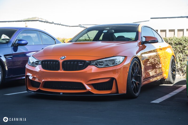 Orange BMW M4 Coupe — Calm
