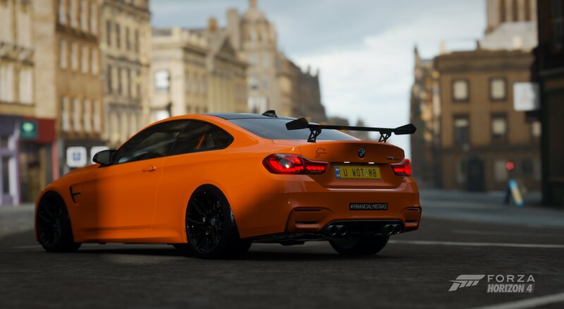 Orange BMW M4 Coupe — Urban