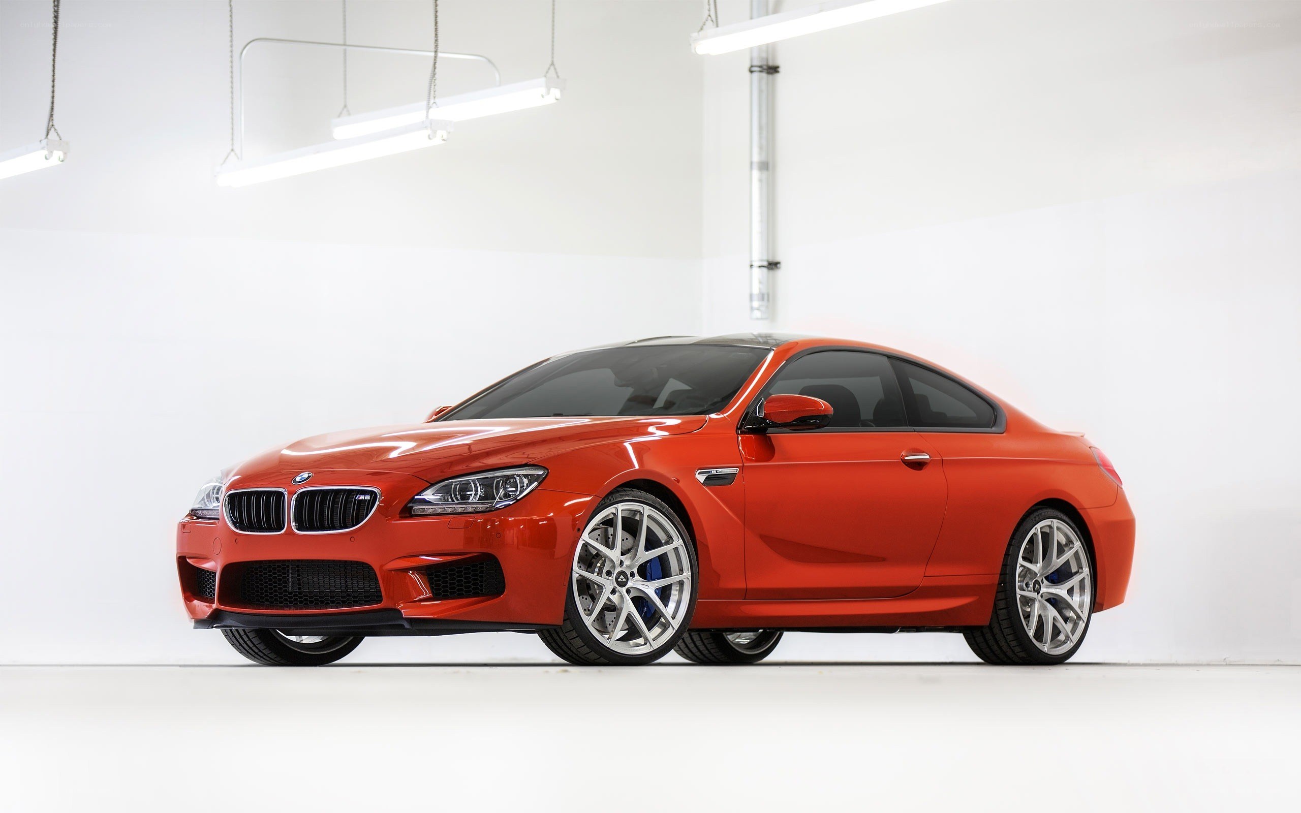 Orange BMW M6 Coupe