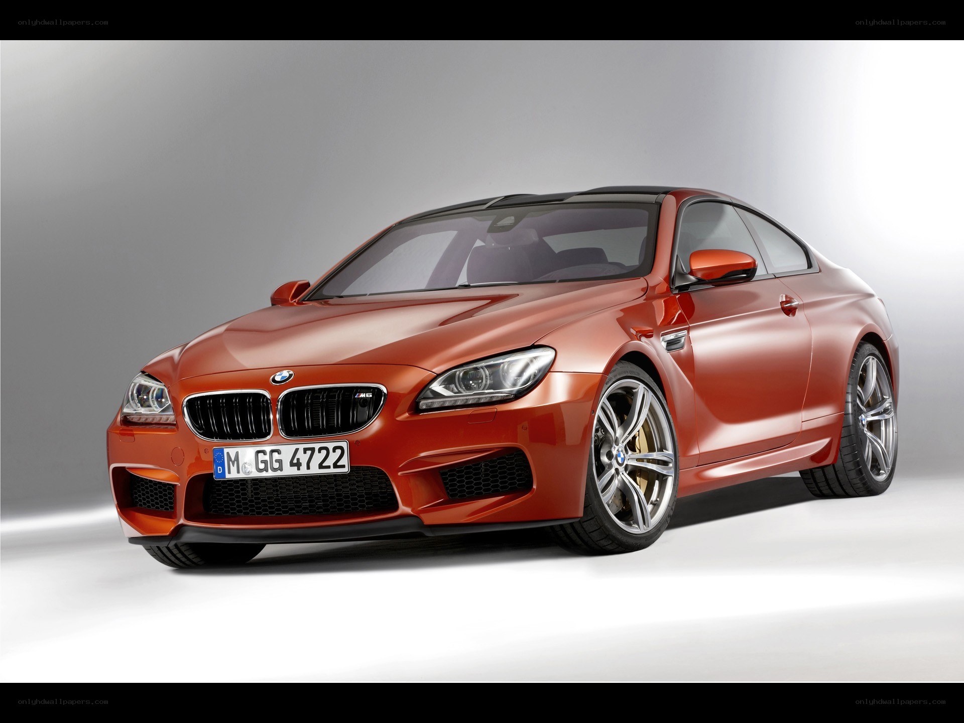 Orange BMW M6 Coupe