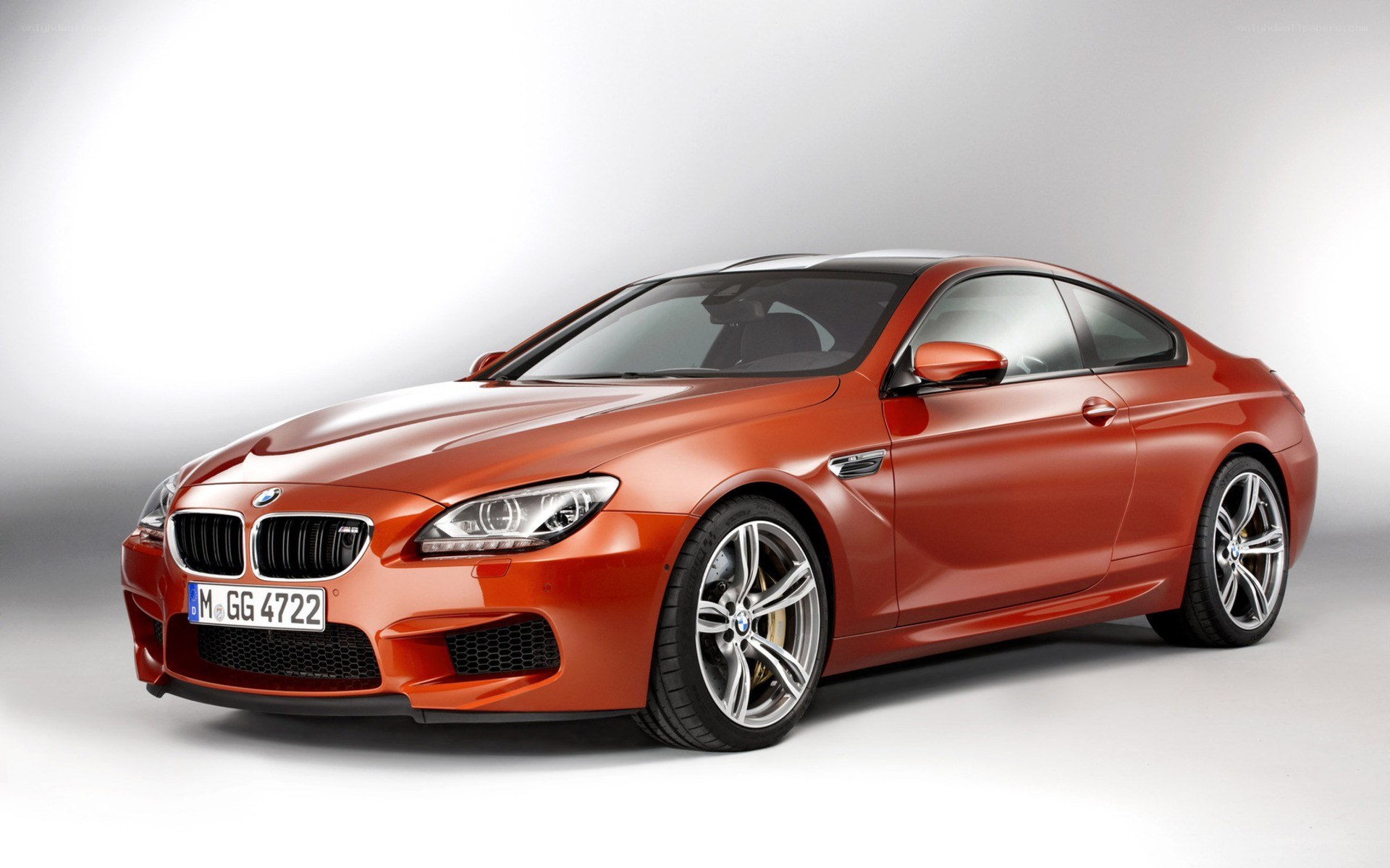 Orange BMW M6 Coupe