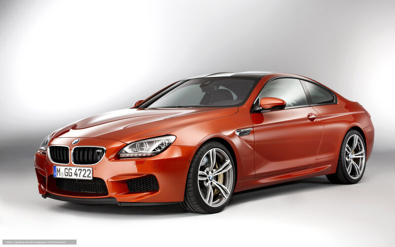 Orange BMW M6 Coupe — Neutral, Photograph, Car