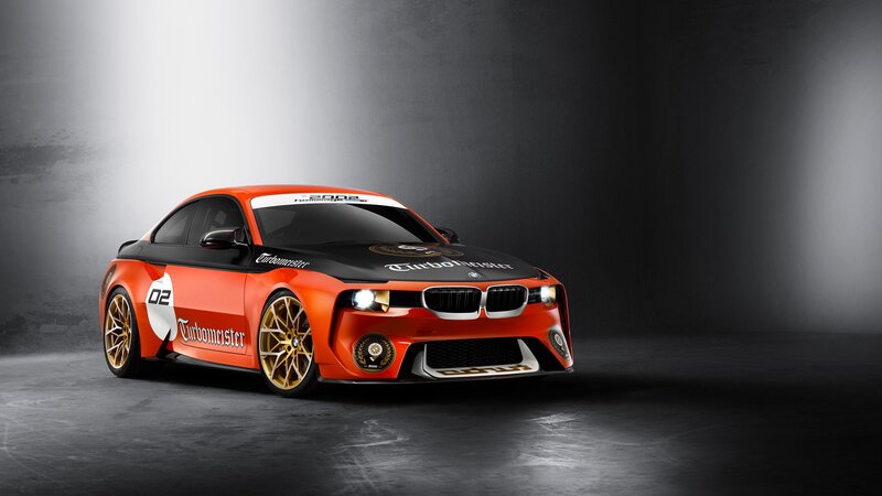 Orange BMW Race Car — Dramatic, Photograph, Race Car
