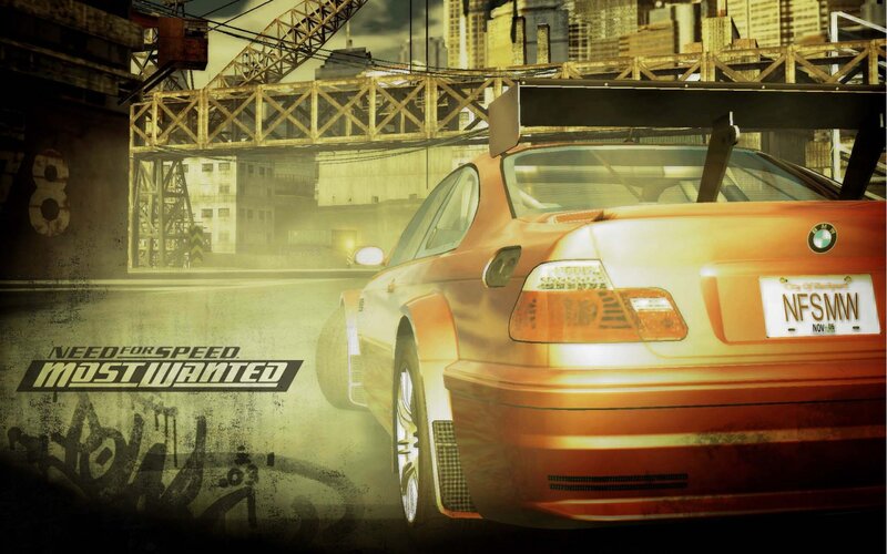 Orange BMW Race Car — Dramatic