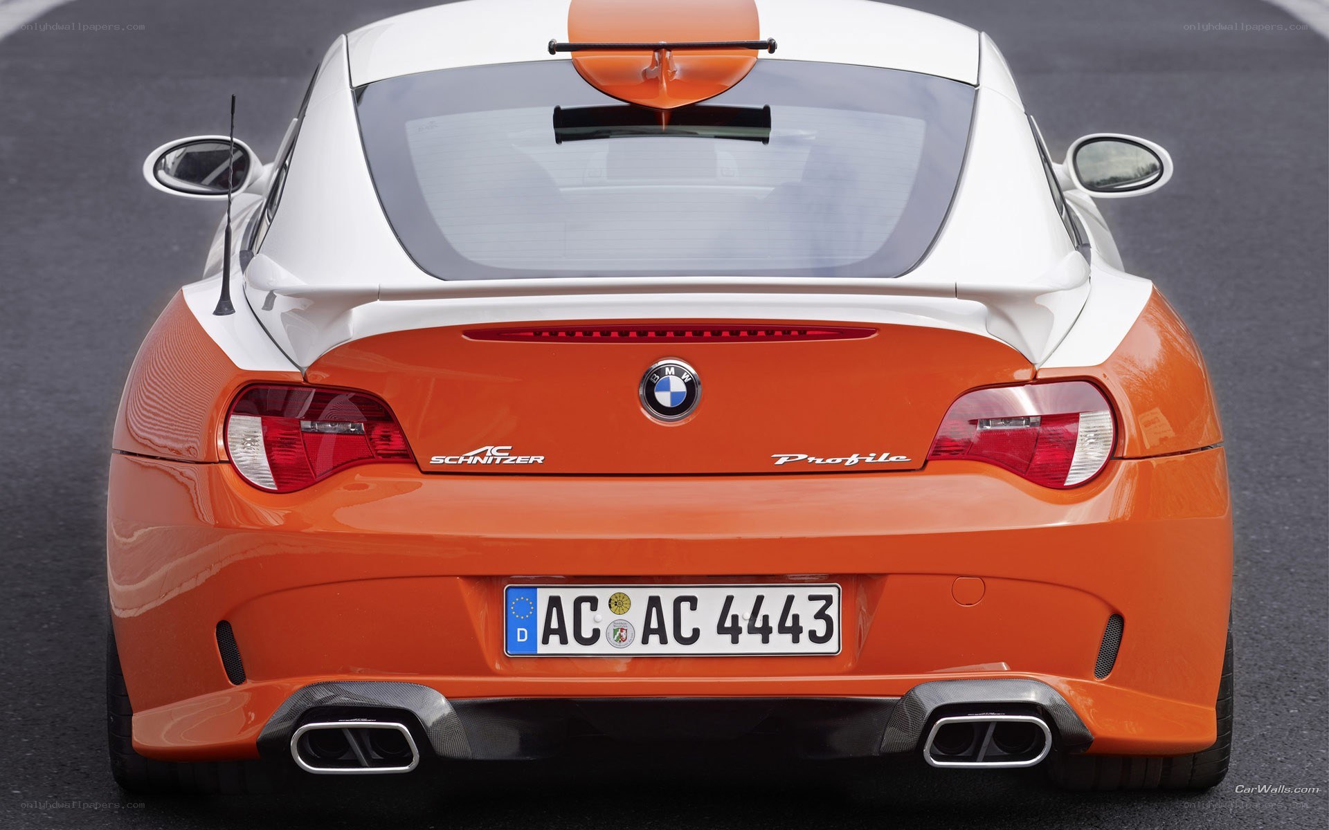 orange bmw z4 ac schnitzer