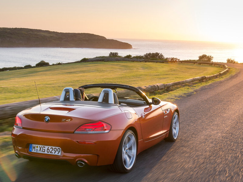 Orange BMW Z4