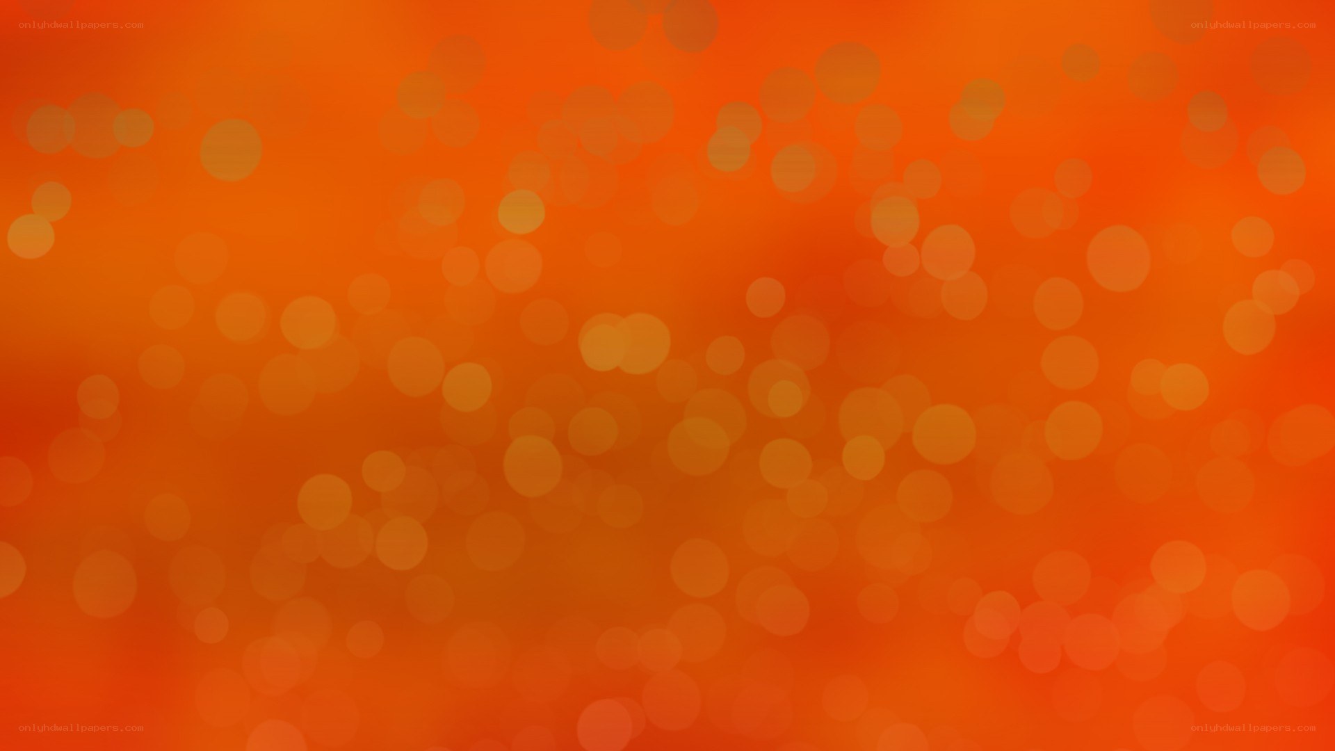 orange bokeh background