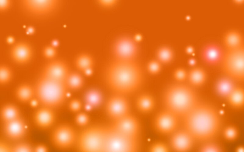 orange bokeh lights background