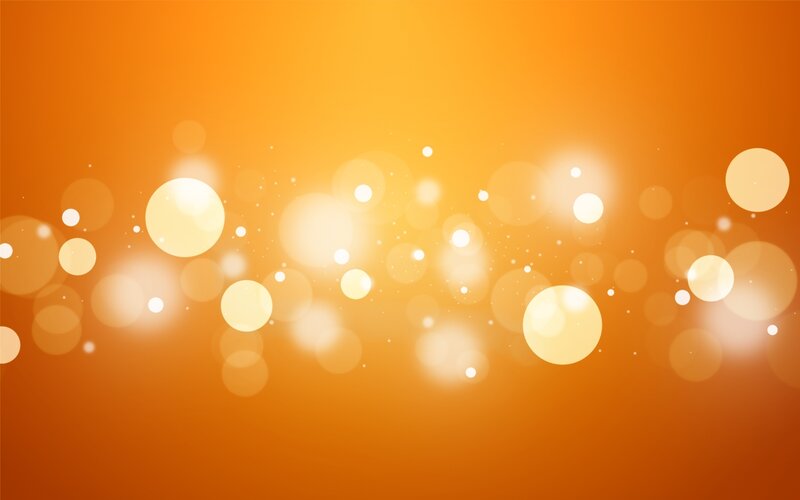orange bokeh lights
