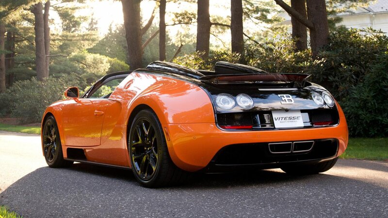 Orange Bugatti Veyron — Serene, Afternoon