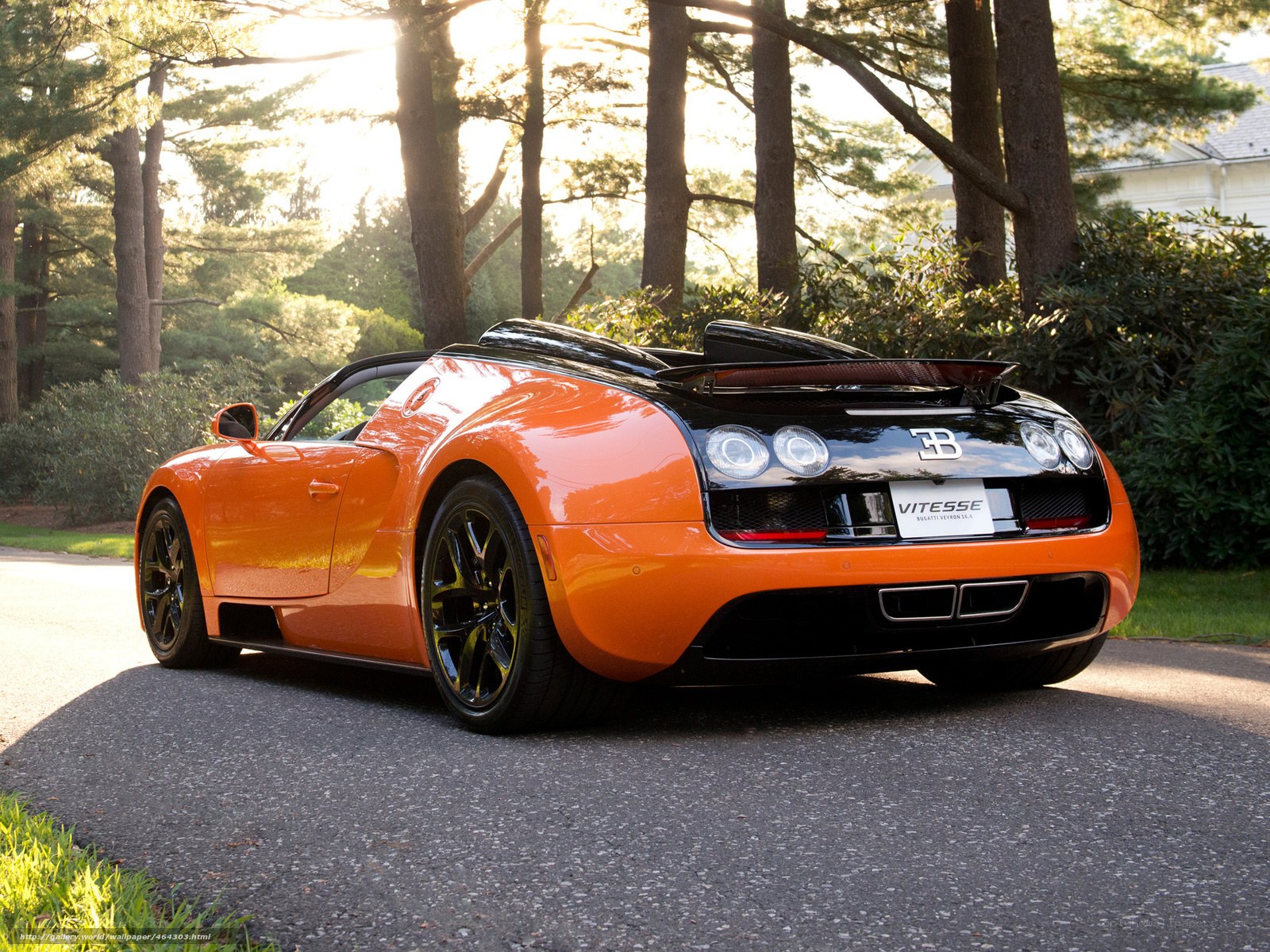 Orange Bugatti Vitesse