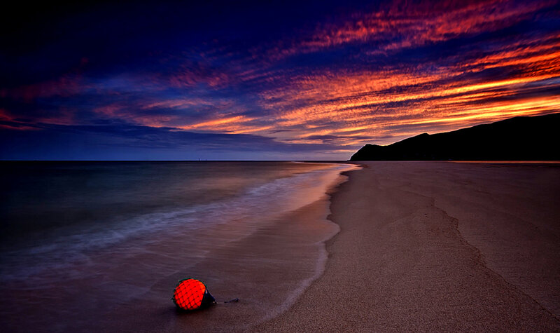 Orange Buoy on Beach