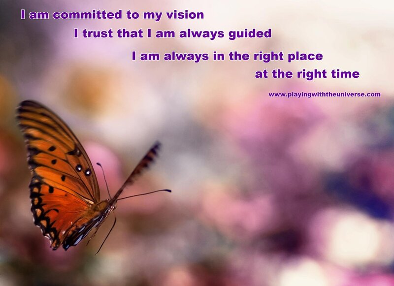 Orange Butterfly — Purple, Serene