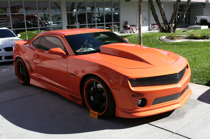 Orange Camaro Car — Calm