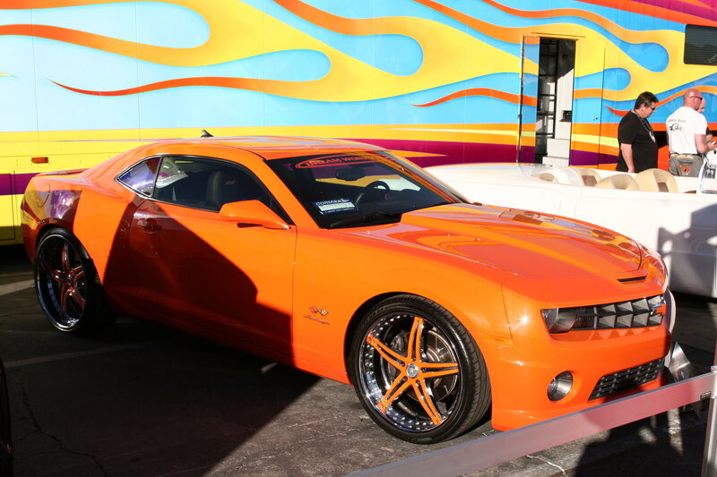 Orange Camaro Car — Vibrant