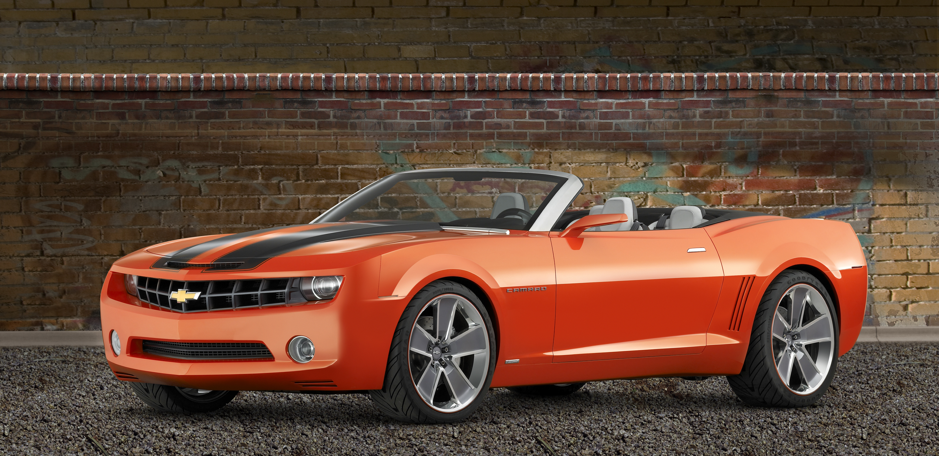 Orange Camaro Convertible