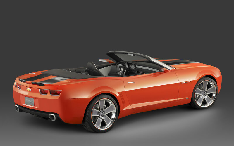 Orange Camaro Convertible