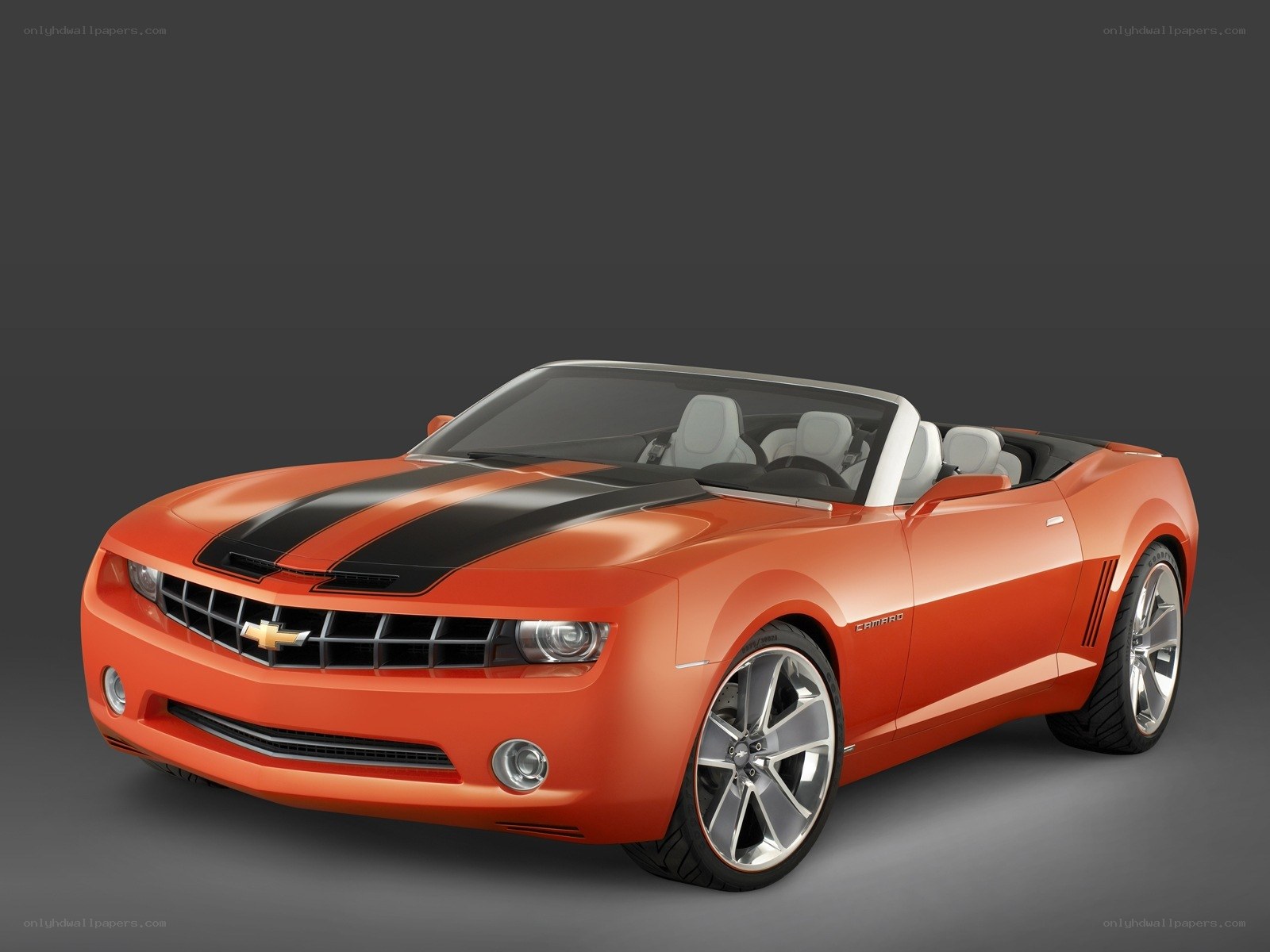 Orange Camaro Convertible Concept