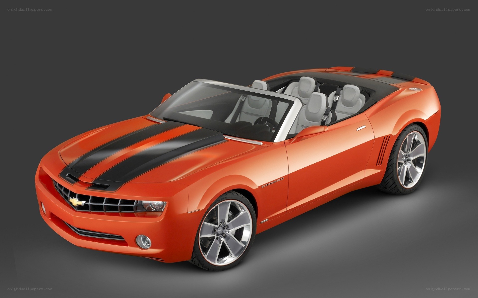 Orange Camaro Convertible Concept