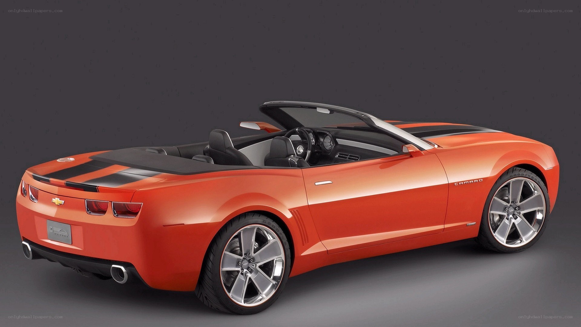 Orange Camaro Convertible Concept