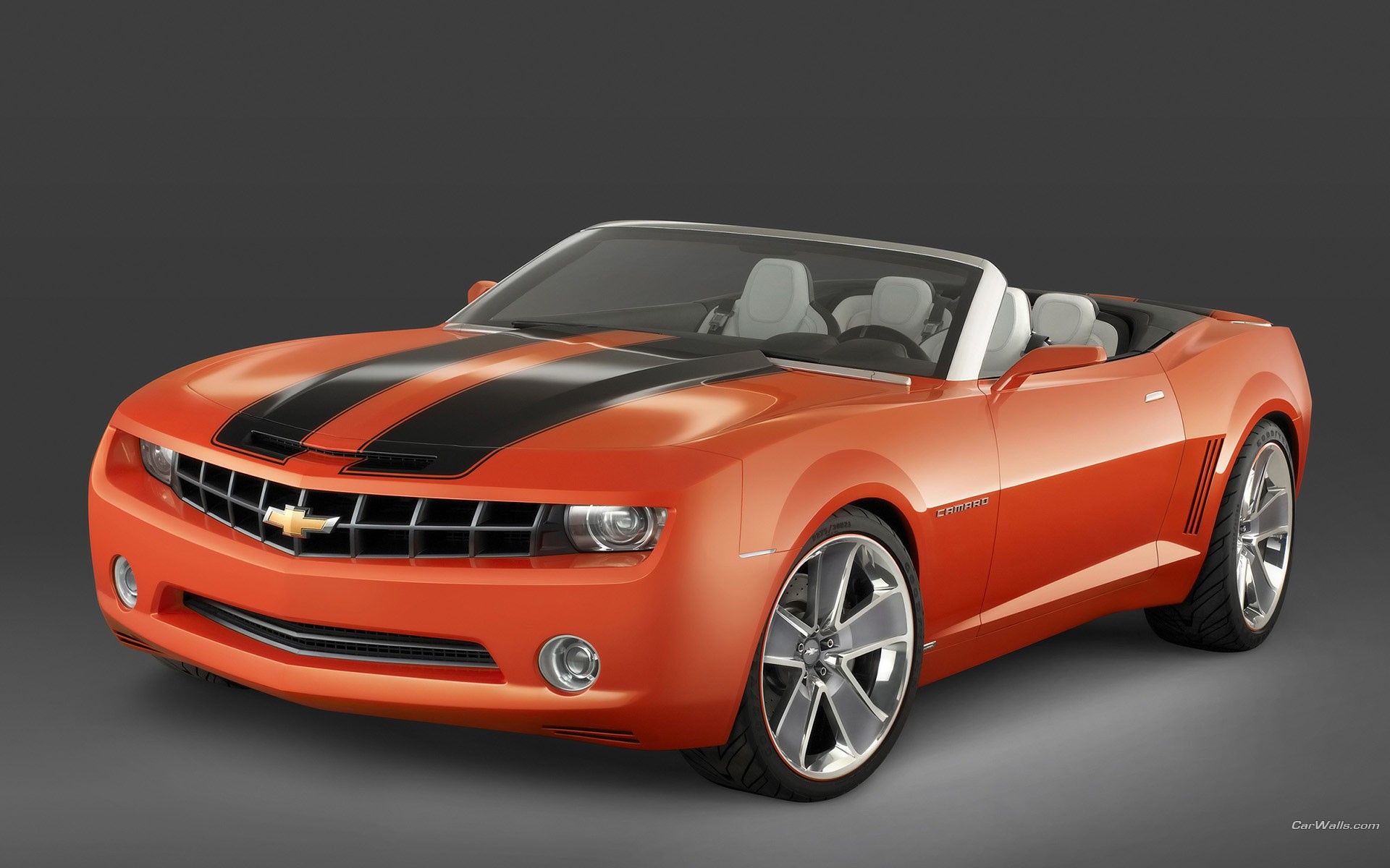 Orange Camaro Convertible Concept