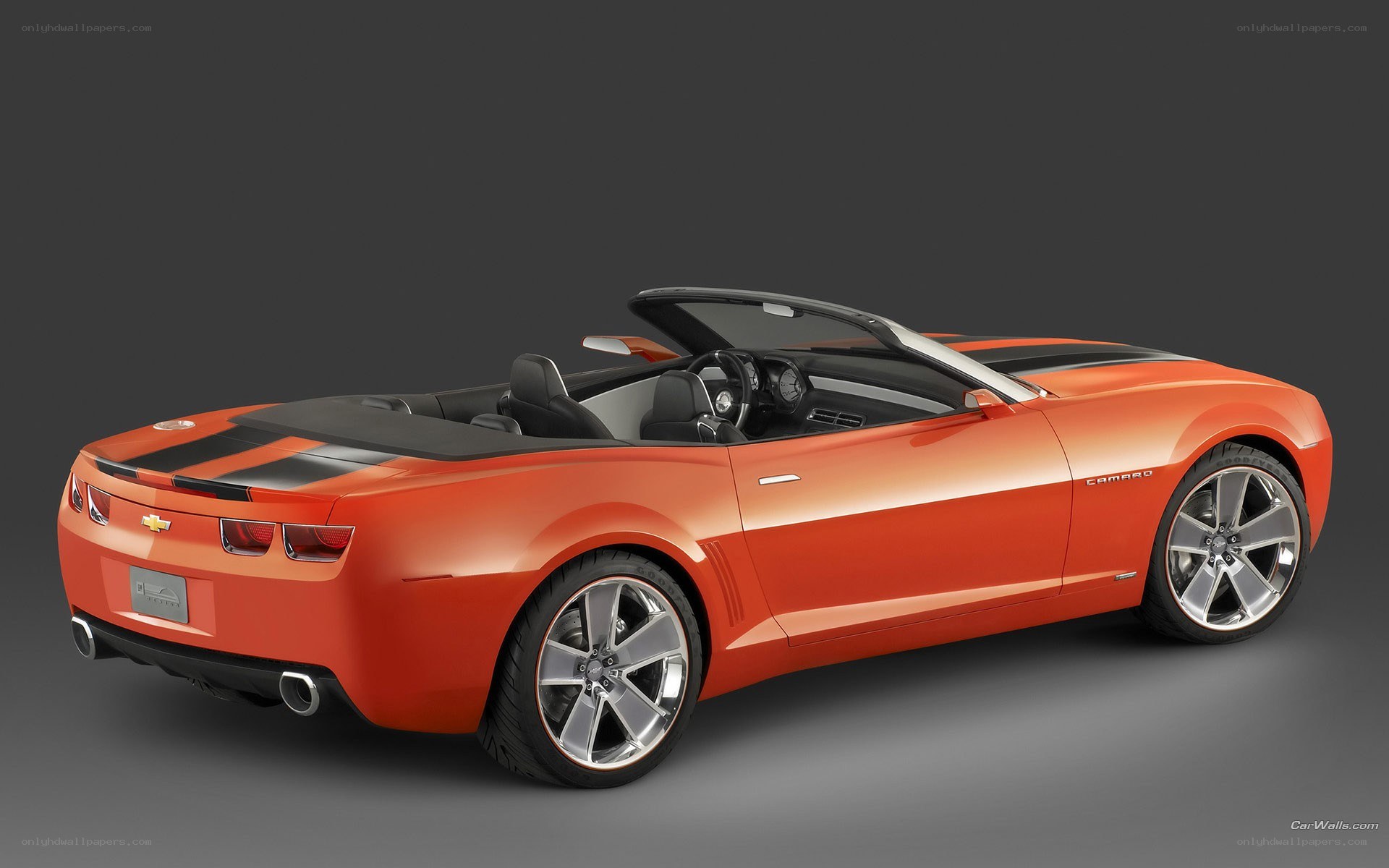 Orange Camaro Convertible Concept