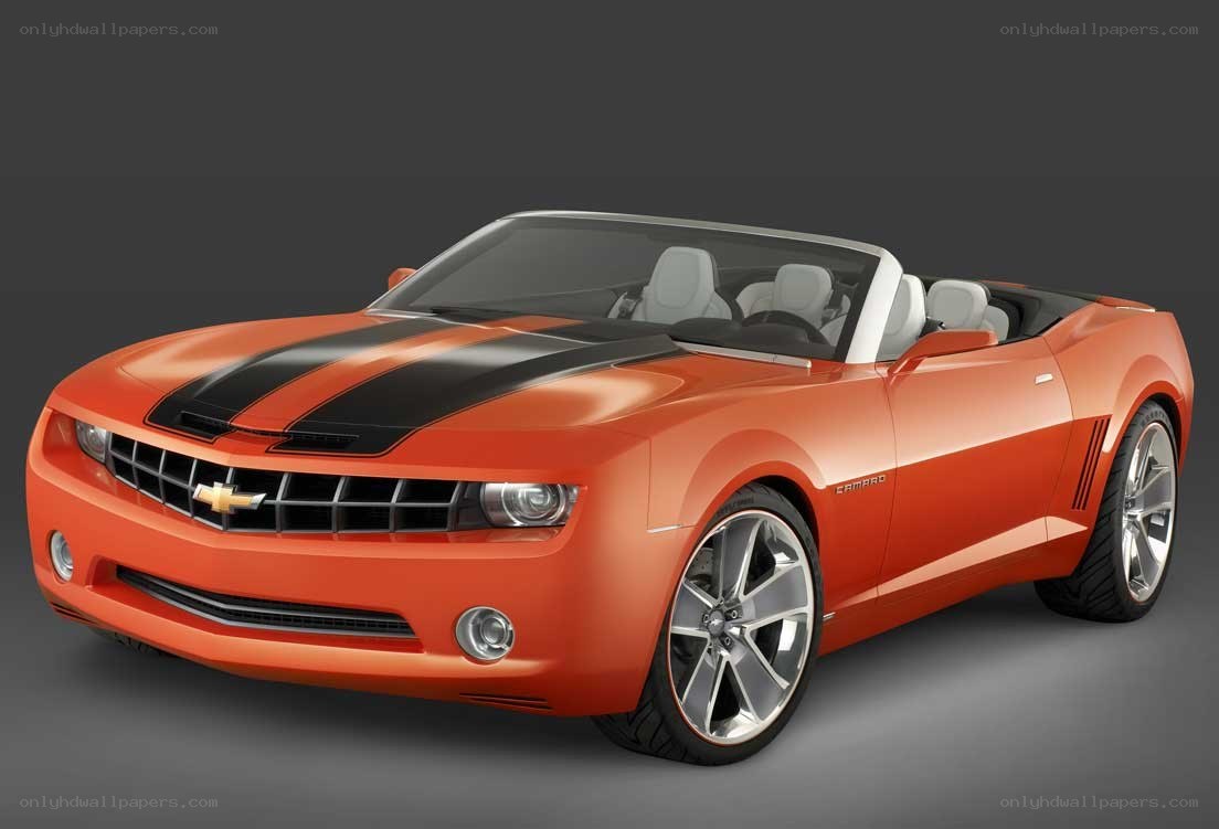 Orange Camaro Convertible Concept