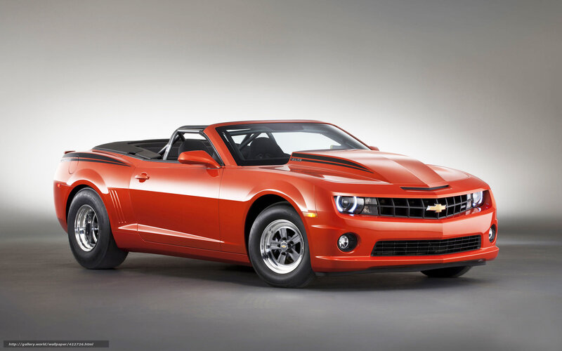 Orange Camaro Convertible