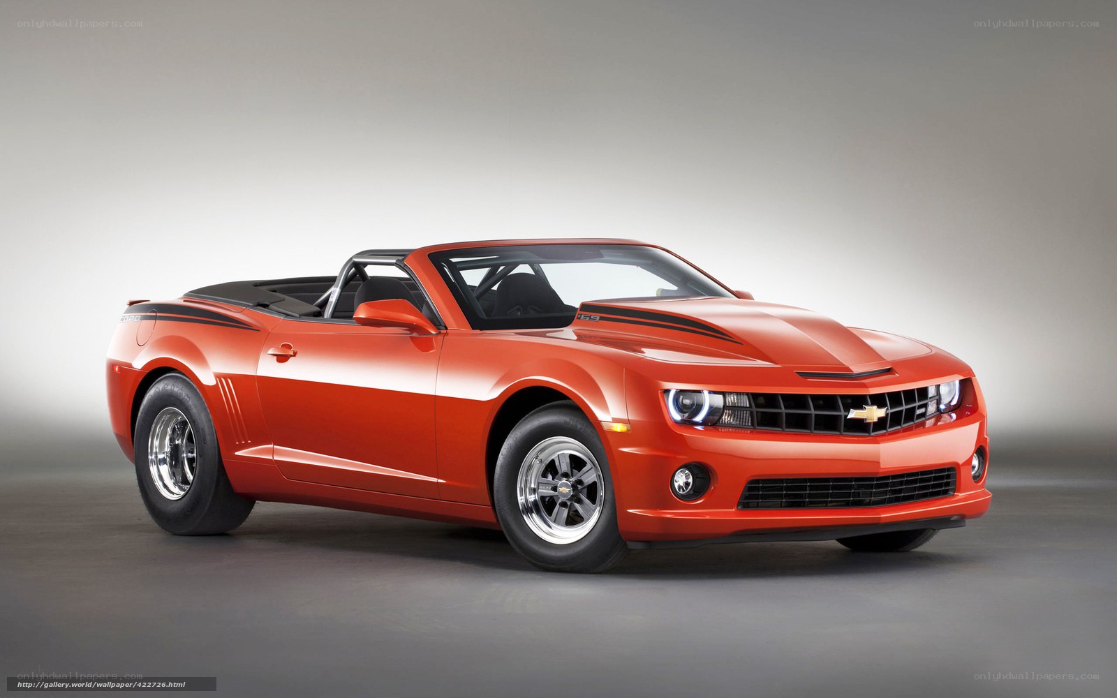 Orange Camaro Convertible