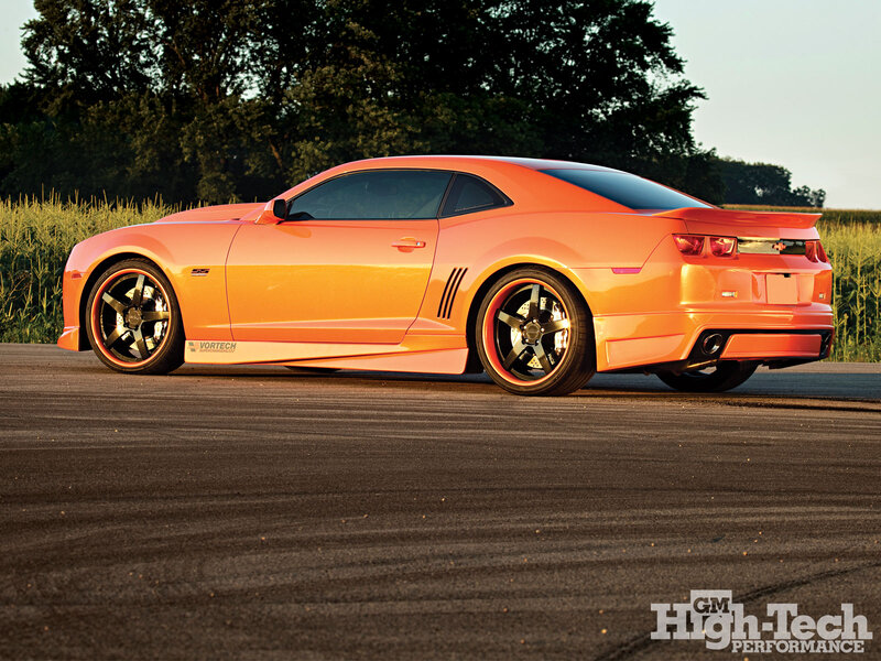 Orange Camaro Coupe