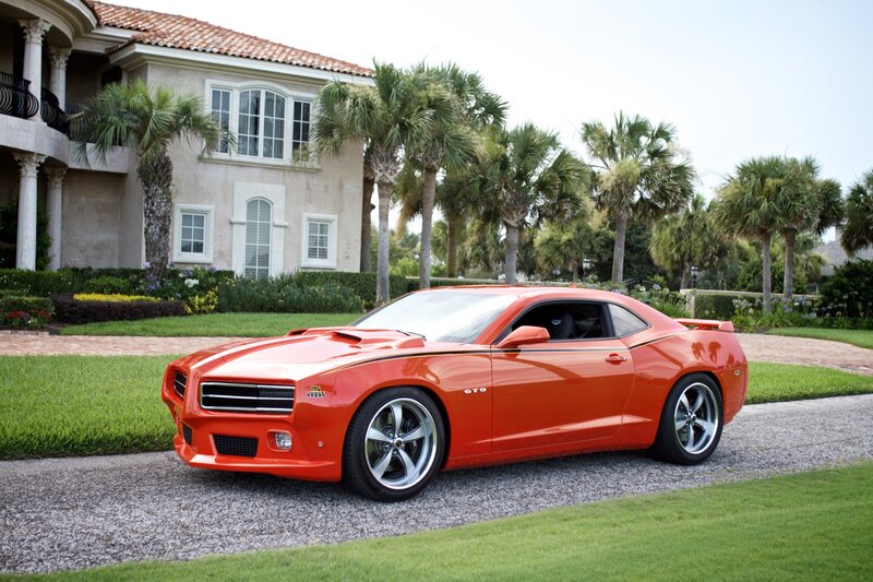 Orange Camaro Gto