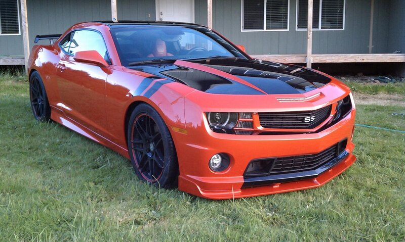 Orange Camaro Ss