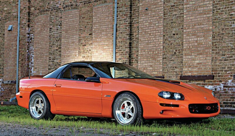 Orange Camaro Z28 — Dramatic