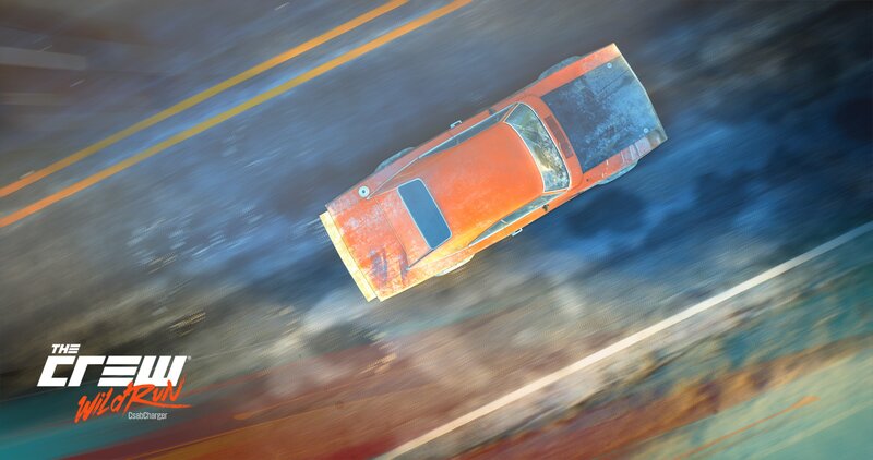 Orange Car Drifting — Dynamic