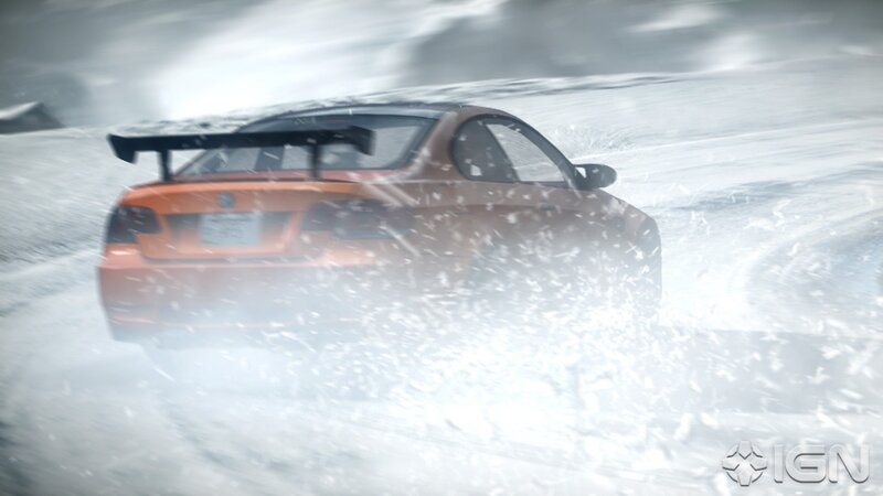 Orange Car Drifting