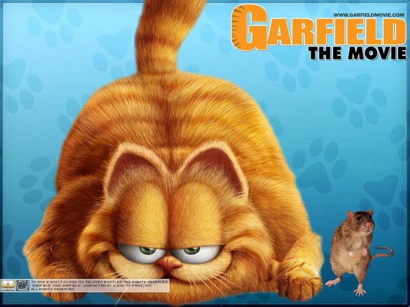 Orange Cat and Mouse