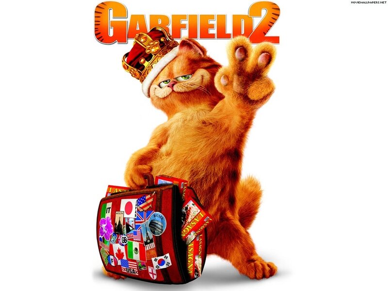 Orange Cat with Suitcase