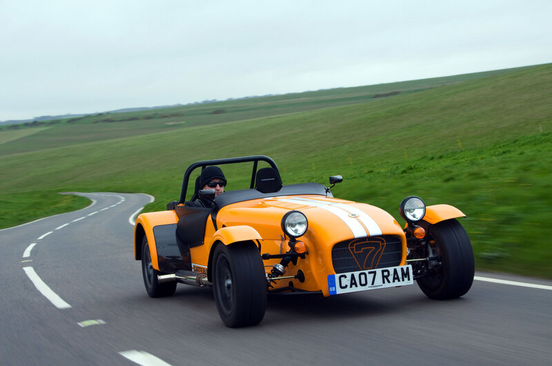 Orange Caterham Car