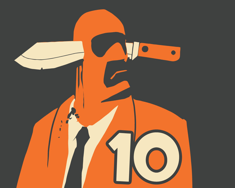 orange character with number ten