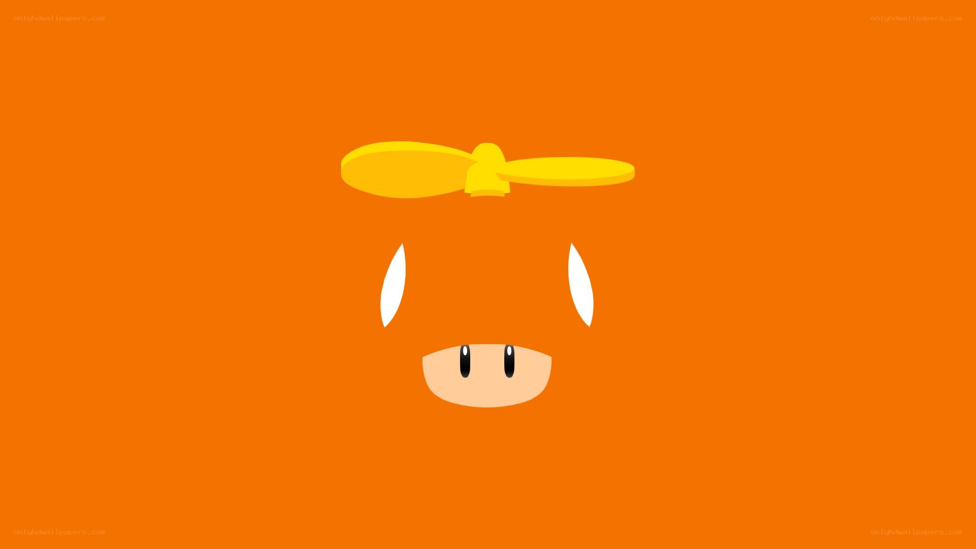 orange character with propeller