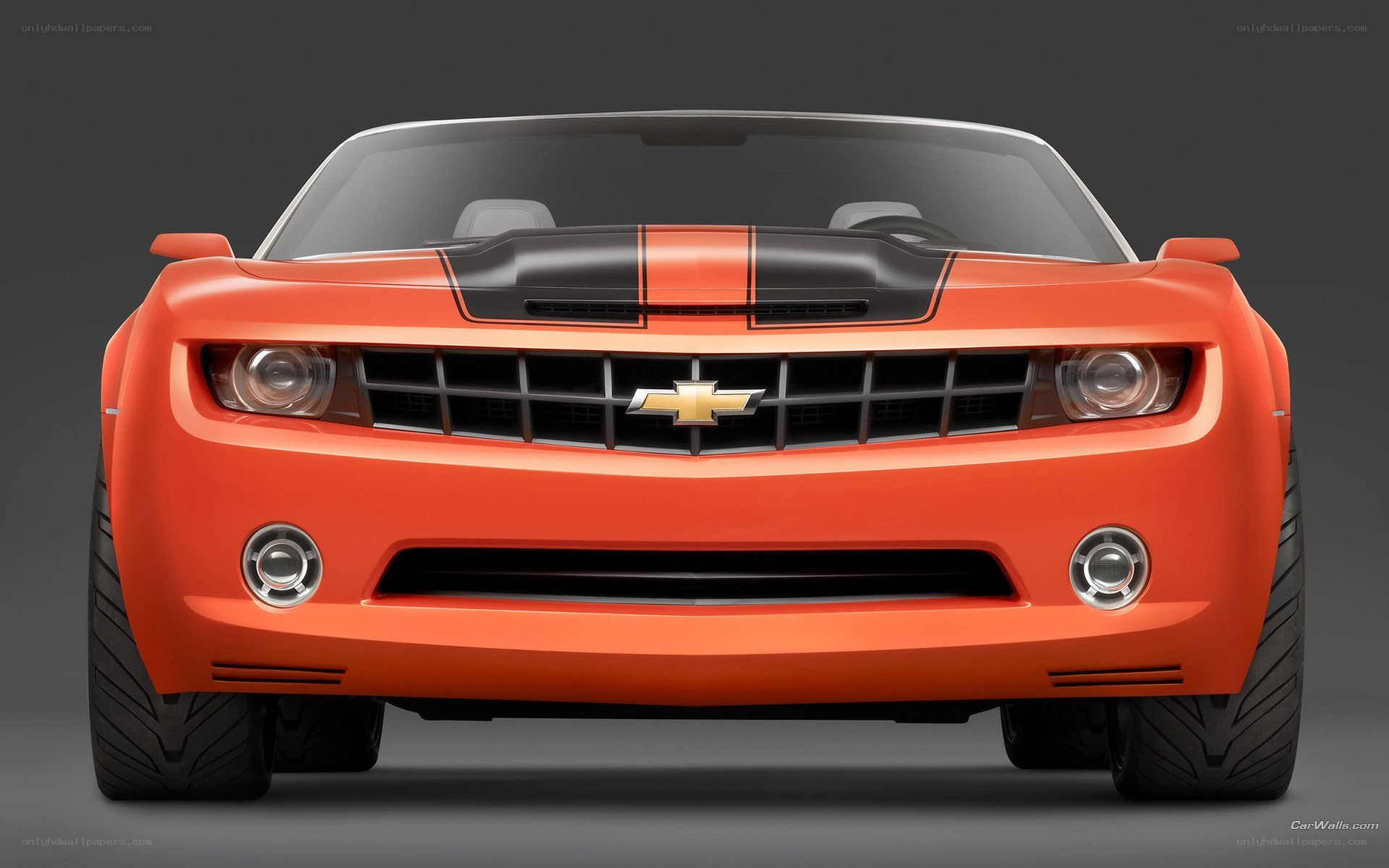 Orange Chevrolet Camaro concept