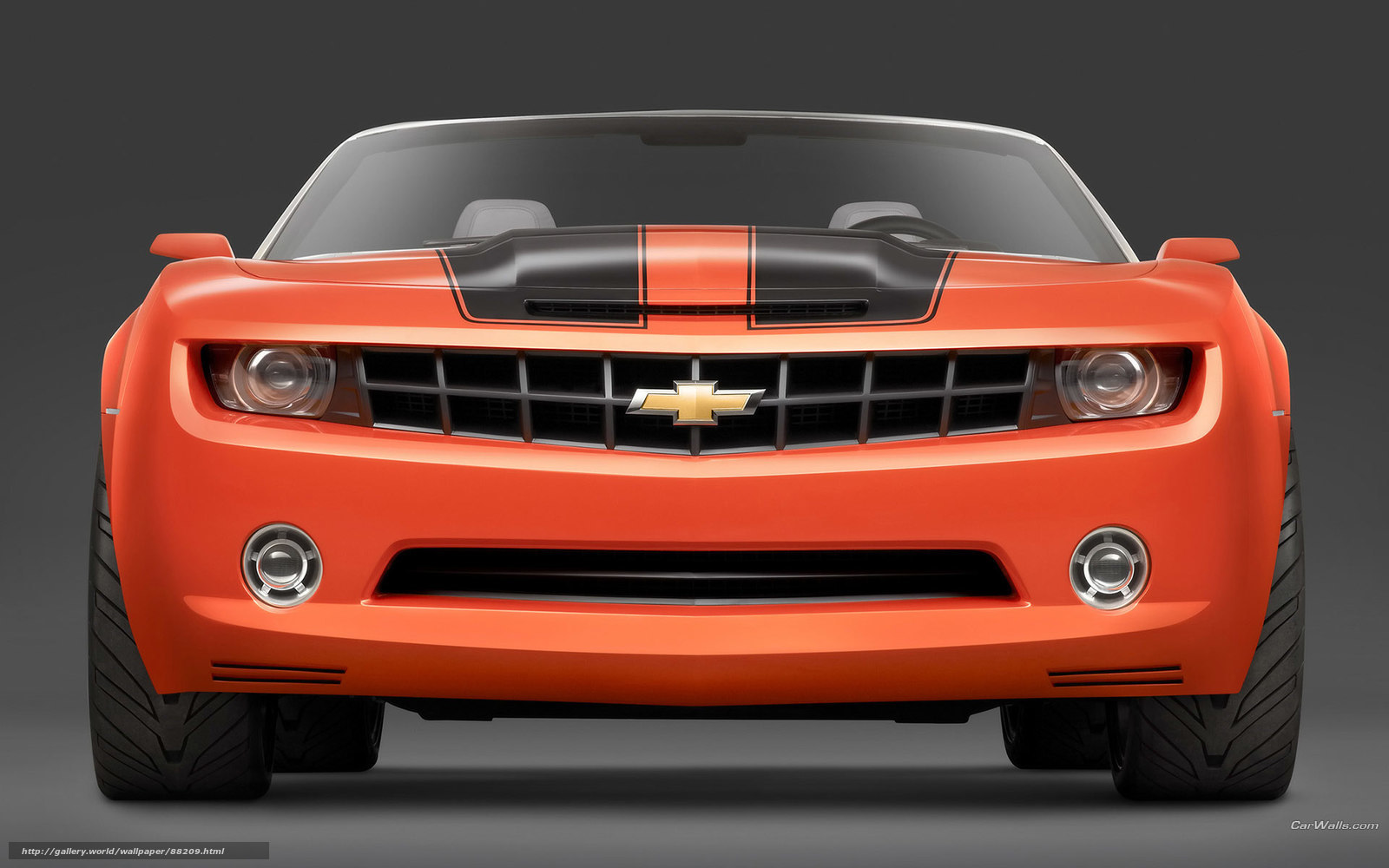 Orange Chevrolet Camaro Concept