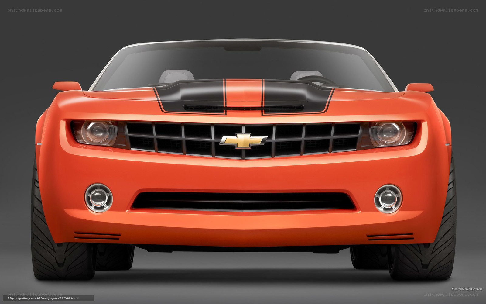 Orange Chevrolet Camaro Concept