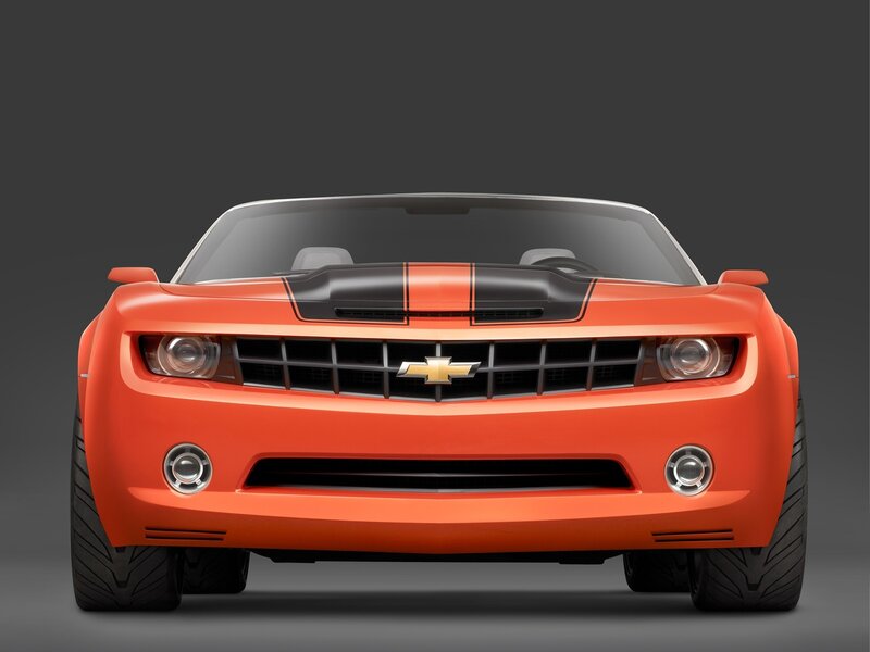 Orange Chevrolet Camaro — Dramatic