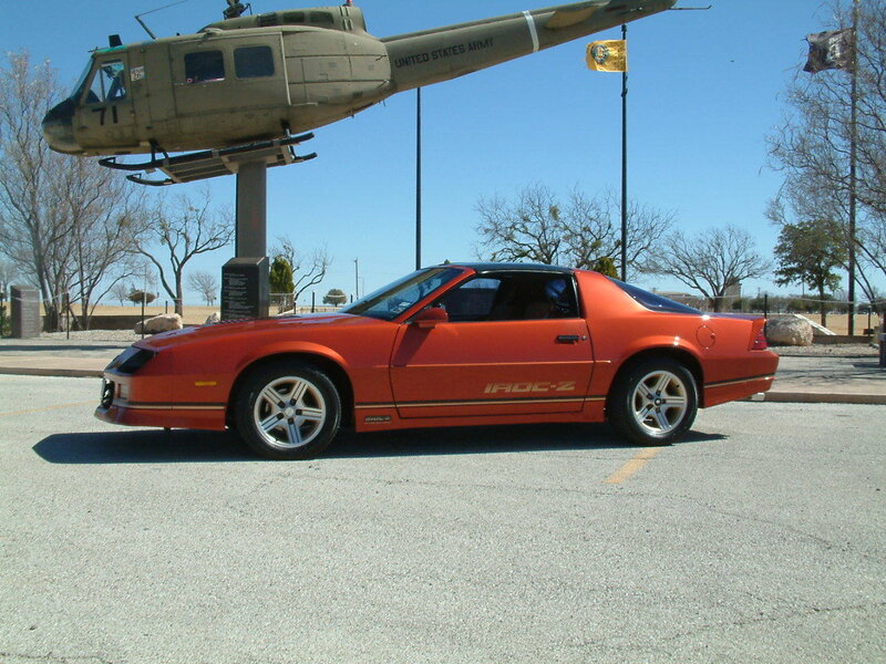 Orange Chevrolet Camaro — Outdoor