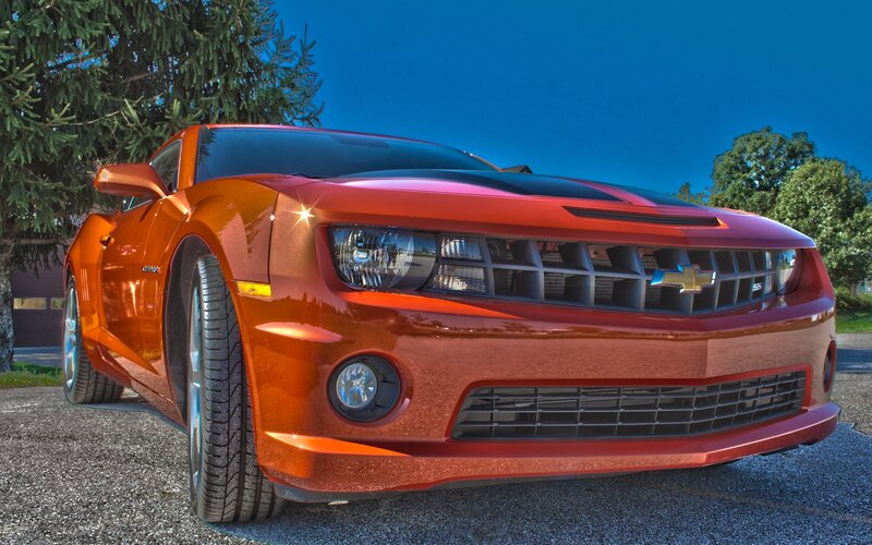 Orange Chevrolet Camaro