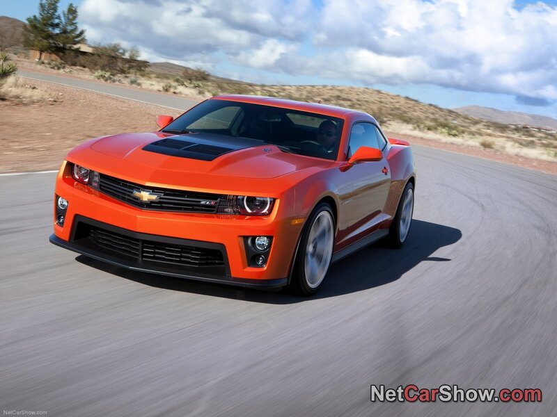 orange chevrolet camaro zl1